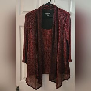 Connected Apparel 2-In-1 Blouse